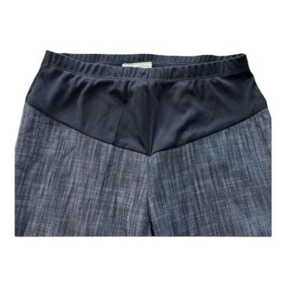 MY LIL BUMP Charcoal Denim Maternity Capri Jeans Size M Pedal Pusher Motherhood - Picture 4 of 11